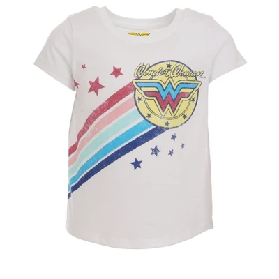 DC Comics Justice League Wonder Woman Girls 3 Pack T-Shirts Little Kid To Big Kid