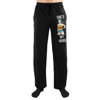 DC Comics Wonder Woman 'She's My Hero' Sleep Pajama Pants - Image 5
