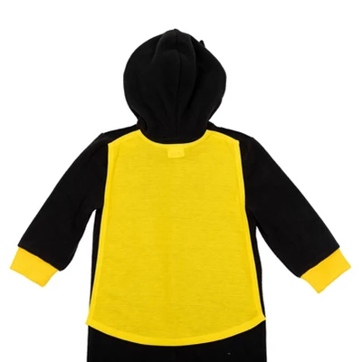 DC Comics Justice League The Flash Superman Batman Zip Up Pajama Coverall - Image 3